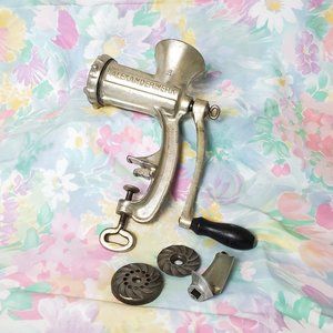 Vintage Alexanderwerk Meat Grinder with Attachments